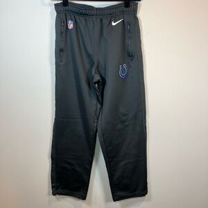 Indianapolis Colts Nike NFL Mens Therma-Fit Athletic Pants Gray Patches Sz Large